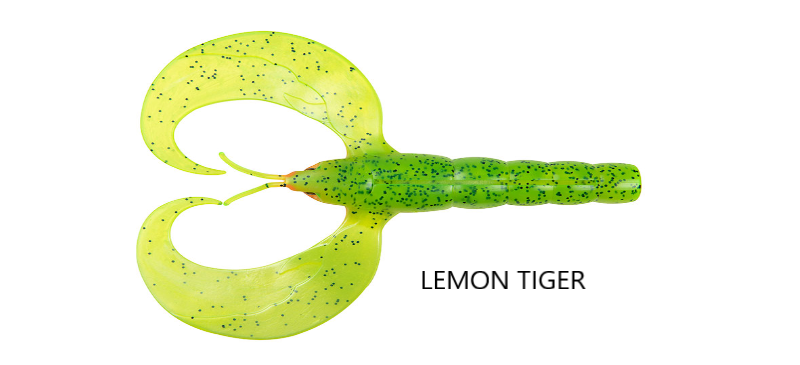 MEGA CRAW GAMBERO ARTIFICIALE CON DOPPIA CODA  - FOX RAGE LEMON TIGER