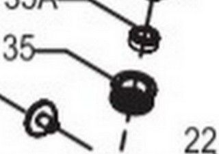 ESPLOSO N°35 - 1277165 - LINE ROLLER - GUIDAFILO - PENN SSV7500 / SSV8500 / SSV9500 / SSV10500