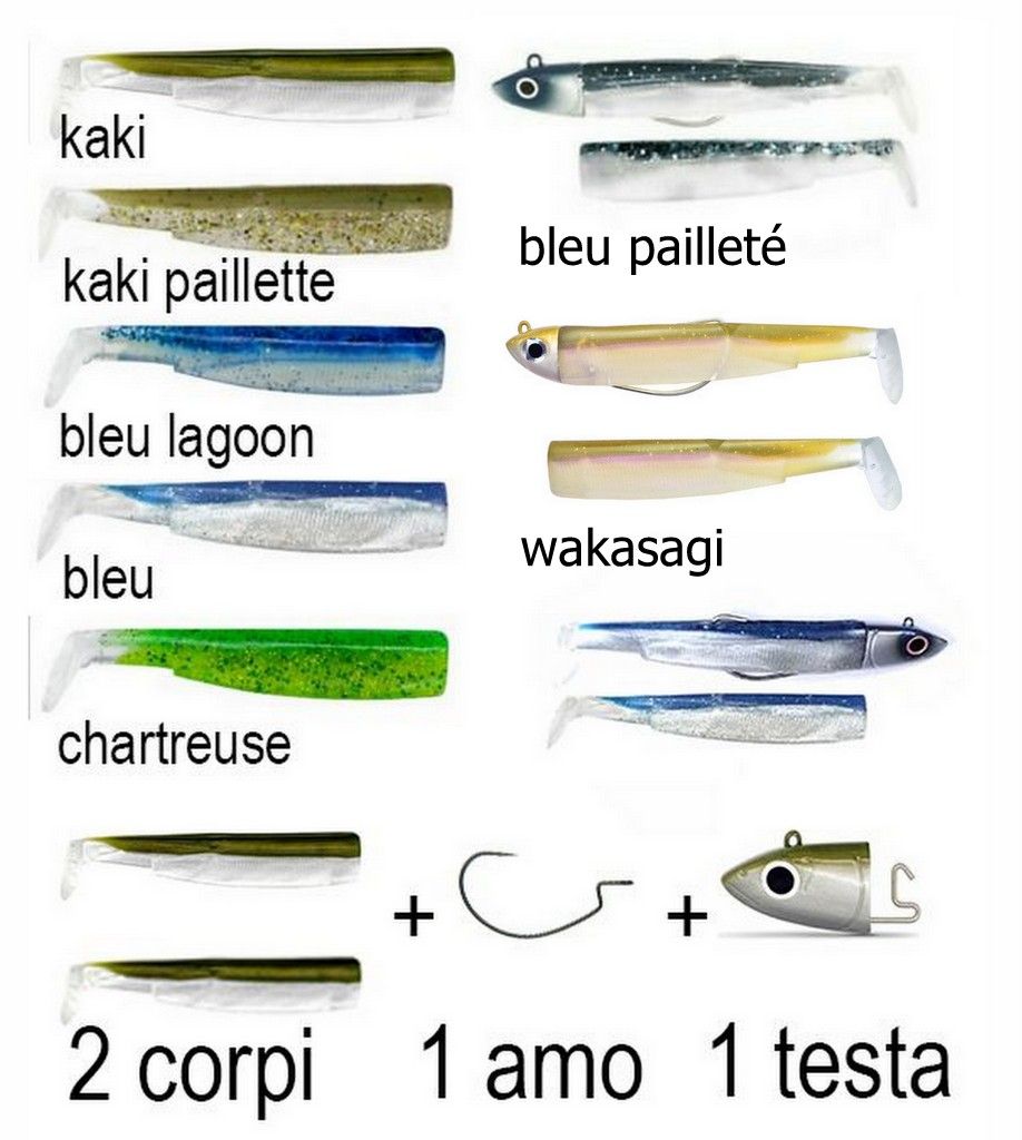 BLACK MINNOW FIIISH - UN KIT COMPLETO PIÙ UN CORPO