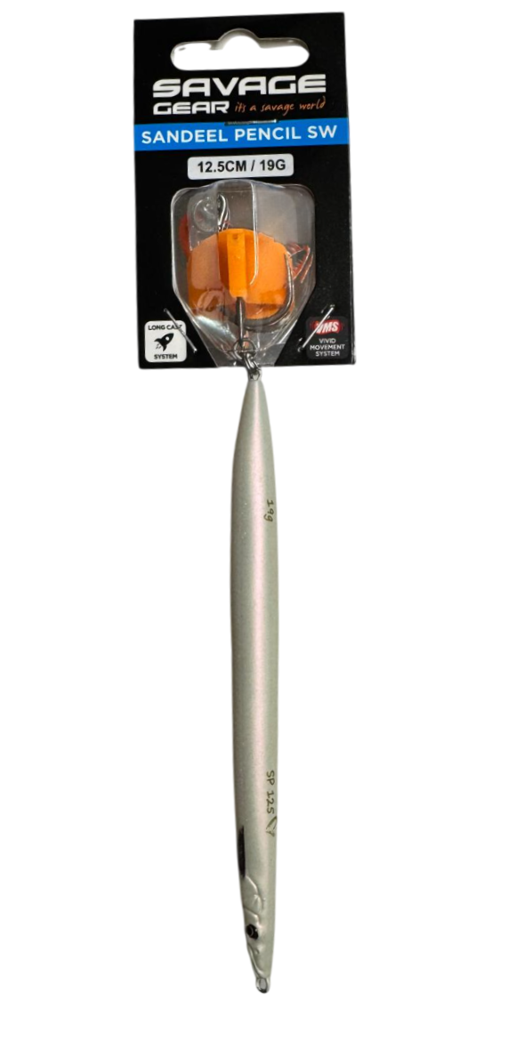 SAVAGE GEAR SANDEEL PENCIL SALTWATER - 12.5 CM - 19 G - MATTE WHITE