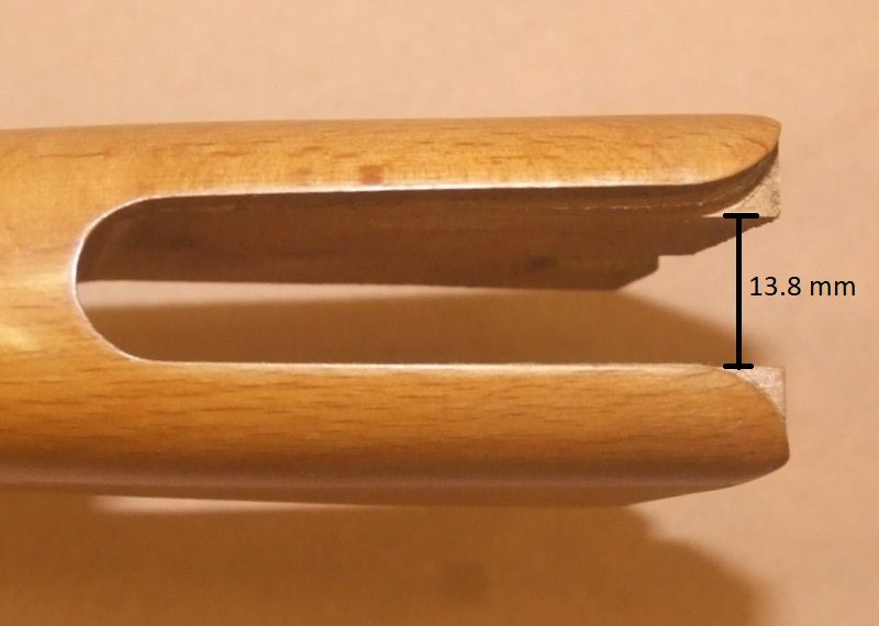 CALCIO E ASTA IN LEGNO INVESTARM CALIBRO 20