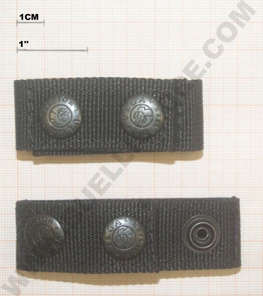 VEGA HOLSTER DISTANZIALE IN CORDURA DOPPIO BOTTONE - 1 PZ
