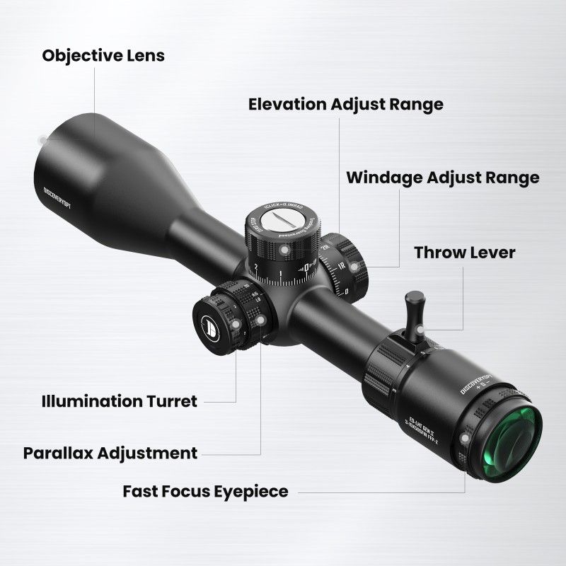 DISCOVERYOPT ED-LHT GEN3-15X50SFIR FFP-Z Optics Scopes