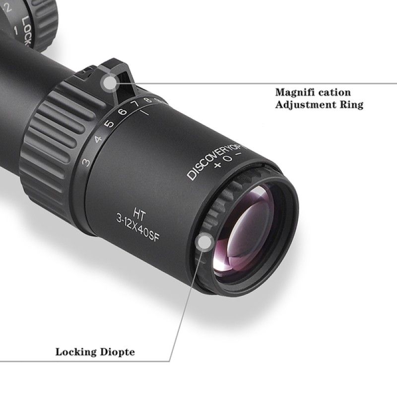 DISCOVERYOPT HT 3-12X40SF Cannocchiale ottico compatto FFP