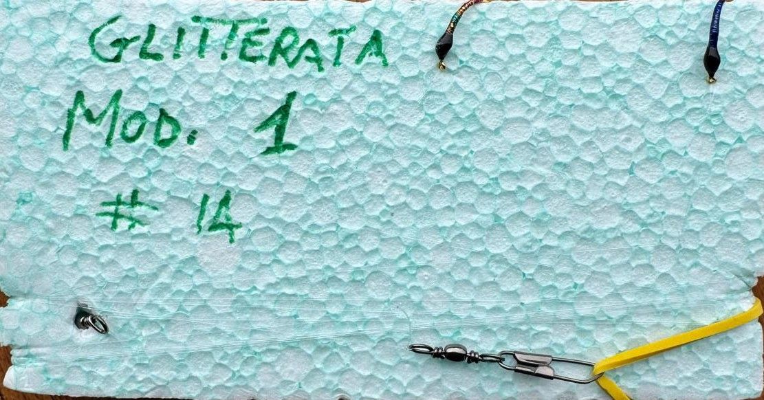 MONTATURA 10 AMI DEL 14 - GLITTERATA N. 1 - BLU, VIOLET E STELLAR