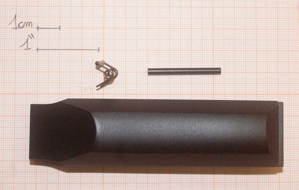 SPORTELLO IN METALLO CON MOLLA E SPINA PER BROWNING BAR