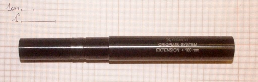 GEMINI STROZZATORI IN/OUT +100 MM CRIO PLUS  CAL. 12- PER BENELLI - FRANCHI