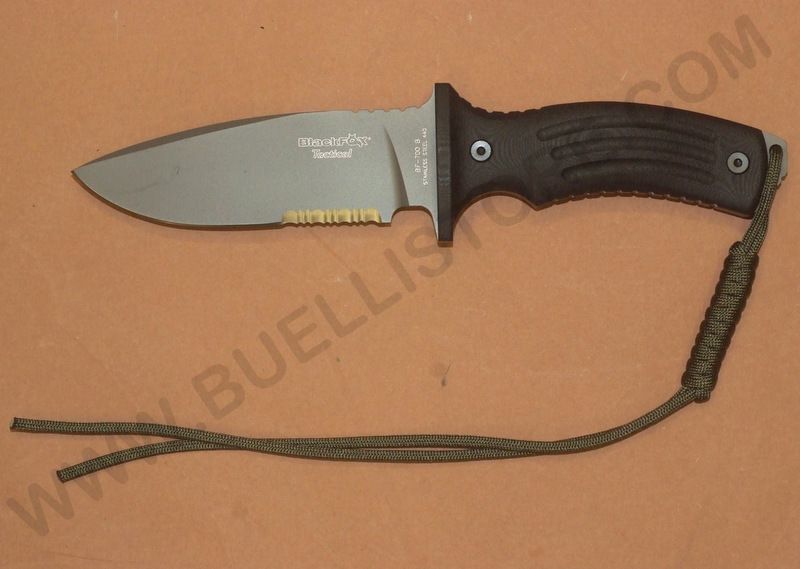 BLACK FOX TORA FIXED BLADE BLACK