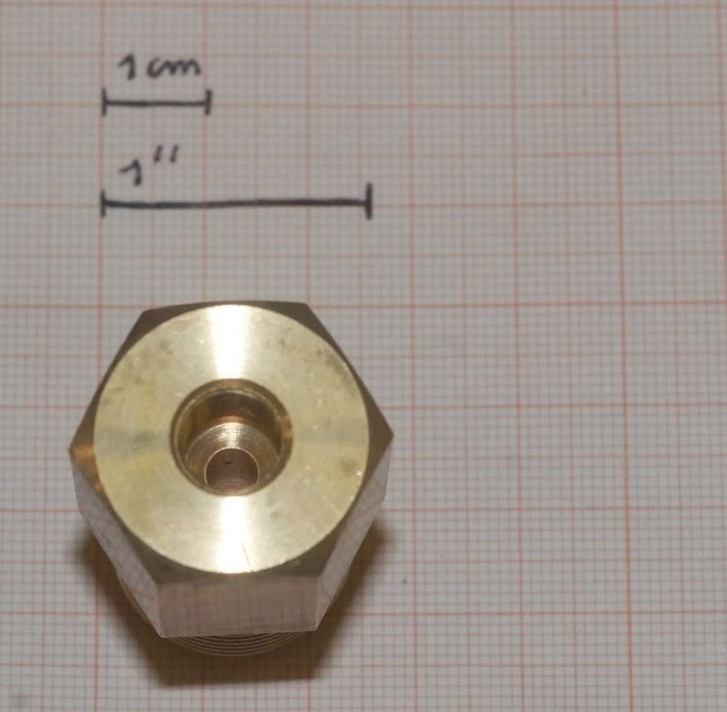 RACCORDO PCP 3/4'' PER BOMBOLA 200 BAR