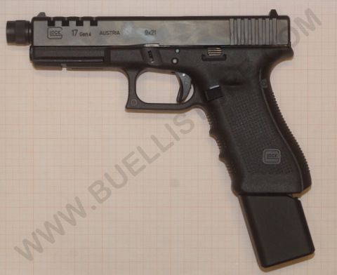 TONI SYSTEM PAD MAGGIORATO PER PISTOLE GLOCK CAL.9 AUMENTA DI 9 COLPI LA CAPACITÀ DEL CARICATORE PER CARICATORI DA 17 COLPI