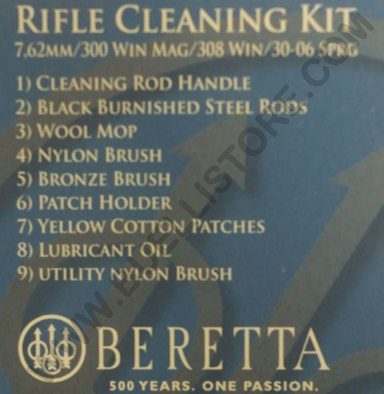 BERETTA KIT PULIZIA PER FUCILI CALIBRO 7.62 / 300WIN / 308 WIN /30-06 SPRG