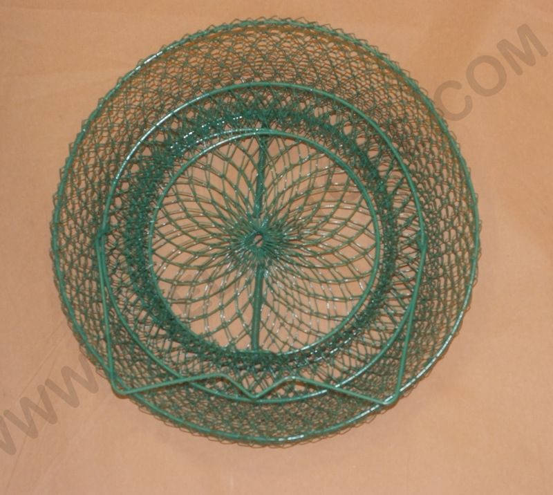 CESTINO PORTA PESCI IN METALLO ROTONDA ø 30 LUNGHEZZA 35 CM 