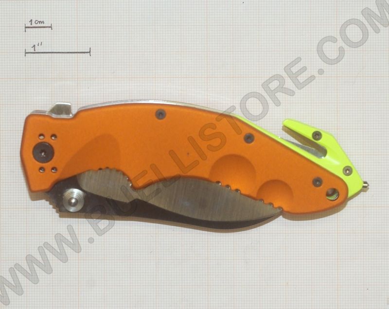 FOX COLTELLO SIERRA RESCUE - COLTELLO DA SOCCORSO ED EMERGENZA - ARANCIO
