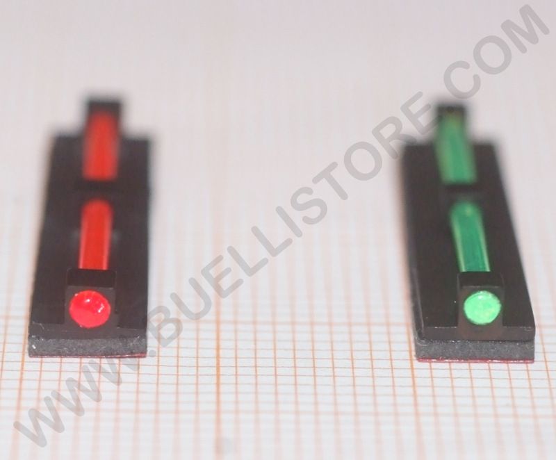 TONI SYSTEM MIRINI ADESIVI IN FIBRA OTTICA ROSSO / VERDE