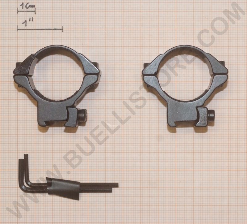 HAWKE ATTACCHI MATCH DA 11mm PER OTTICHE CON TUBO DA 30 mm