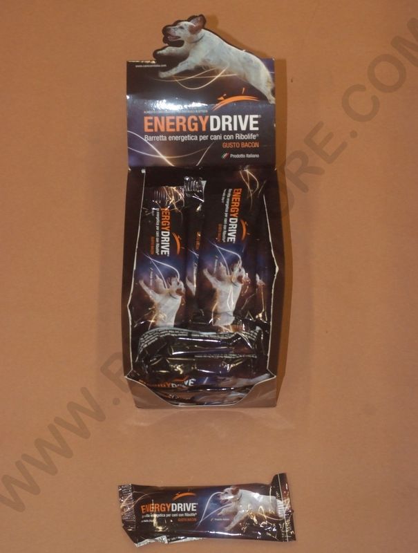 CANICOM ENERGYDRIVE BARRETTA ENERGETICA PER CANI GUSTO BACON 10 pz