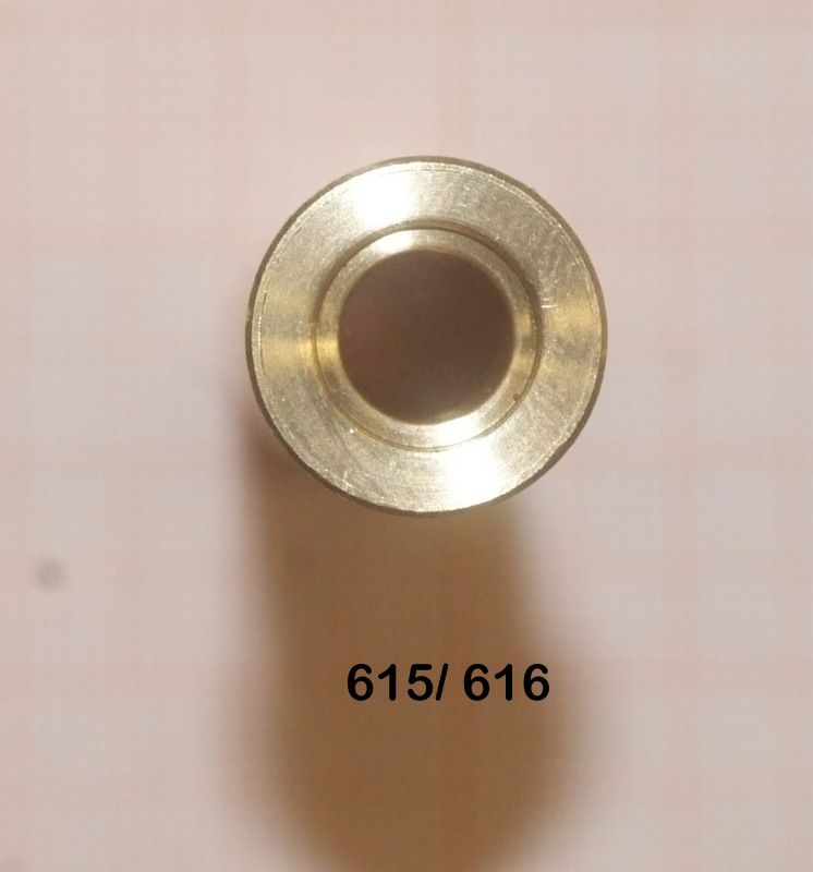 BOSSOLI IN OTTONE cal. 36 / 410 DA 60 mm PER INNESCHI 615 / 616 
