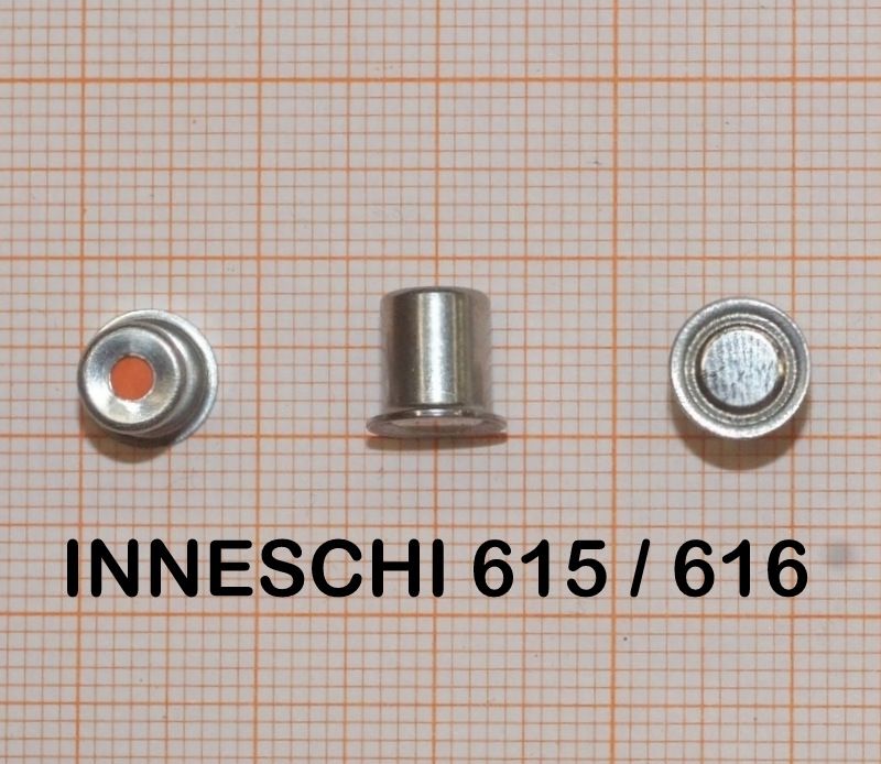 BOSSOLI IN OTTONE cal. 36 / 410 DA 60 mm PER INNESCHI 615 / 616 