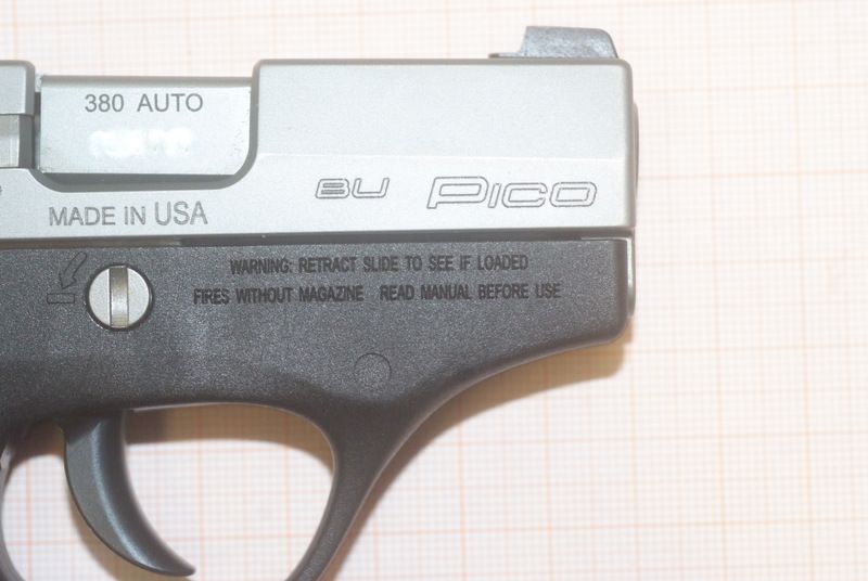 BERETTA PISTOLA SEMIAUTOMATICA BU PICO CAL.380