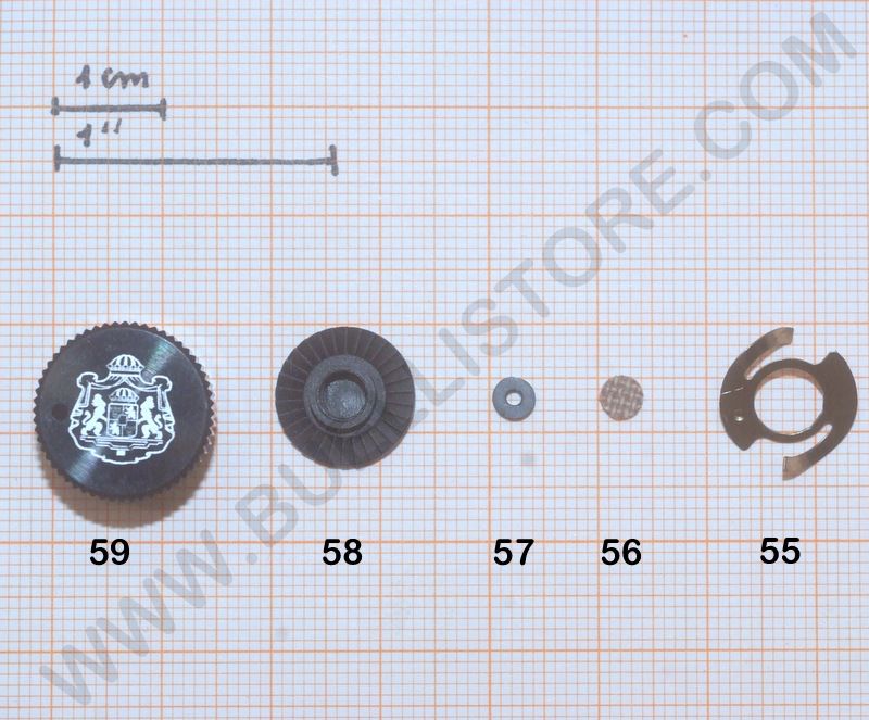 ABU GARCIA PARTI DI RICAMBIO MULINELLO REVO S COD. 55 - 56 - 57 - 58 - 59 PER REVO S - L
