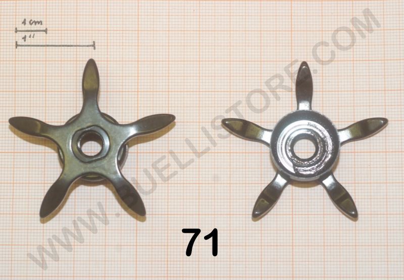 ESPLOSO N° 71 - 1281239 - GHIERA FRIZIONE - REVO3 S - L