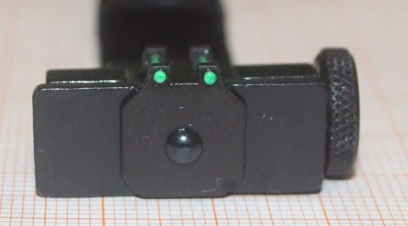 WEIHRAUCH HWM 2250FO RICAMBIO TACCA DI MIRA IN METALLO MICROMETRICA CON FIBRA OTTICA PER MODELLI HW57 / 55 / 50 / 35 / 30 / 25 / 77 / 80 / 85 / 90 / 95 