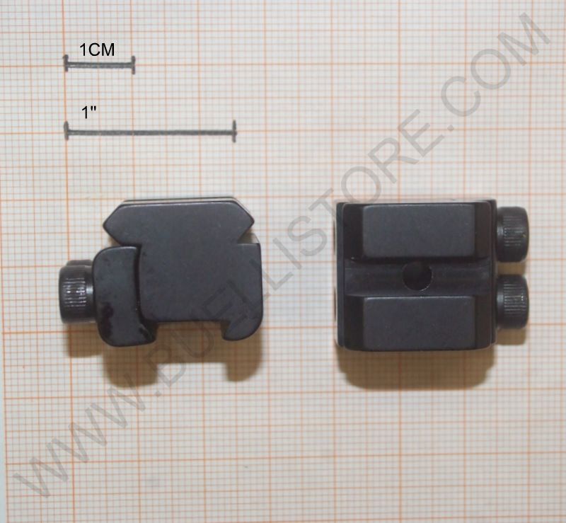 SPORTS MATCH SLITTE DI CONVERSIONE DA 11mm A WEAVER 