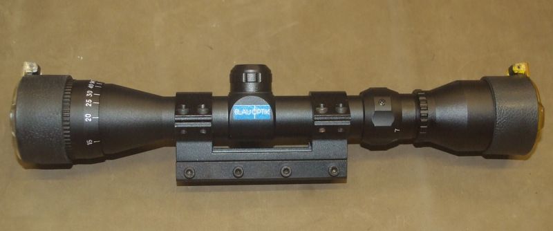 BLAUOPTIK OTTICA DI PUNTAMENTO 2-7 X 32 RETICOLO MILDOT ATTACCO IN BLOCCO UNICO DA 11mm