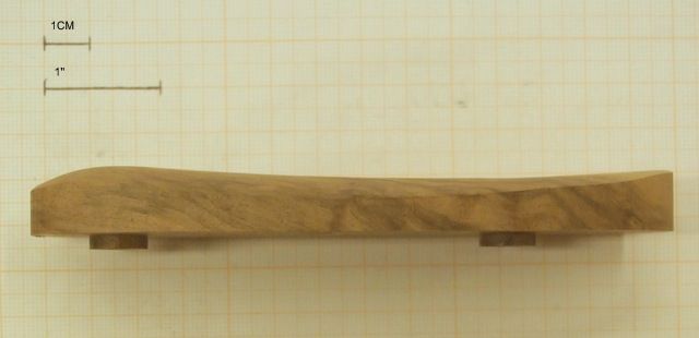 CALCIOLI IN LEGNO PER FUCILI CON INTERASSE DA 80mm ALTEZZA DA 1 CM