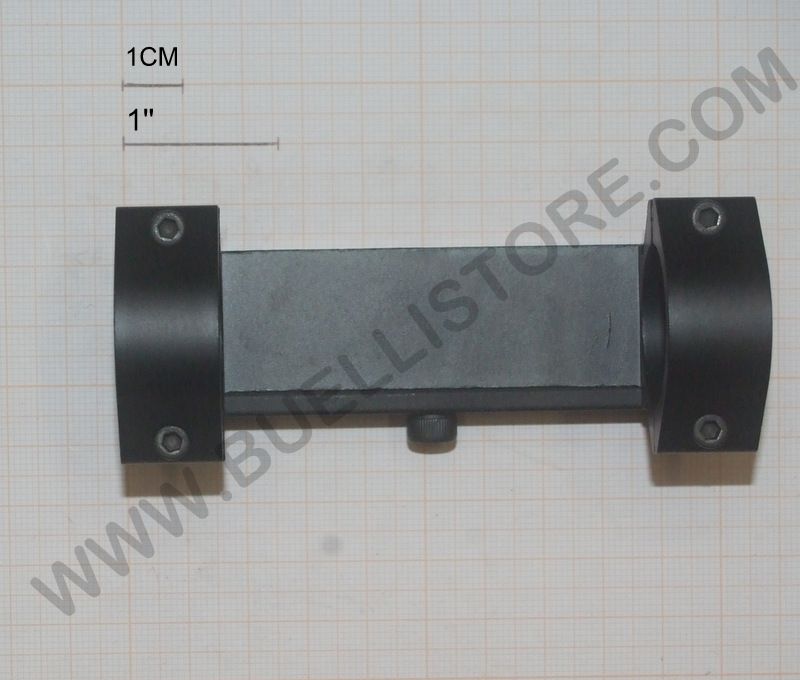 ATTACCO UNITO PER OTTIVHE CON TUBO DA 1'' PER SLITTE DA 11mm MODELLO BASSO