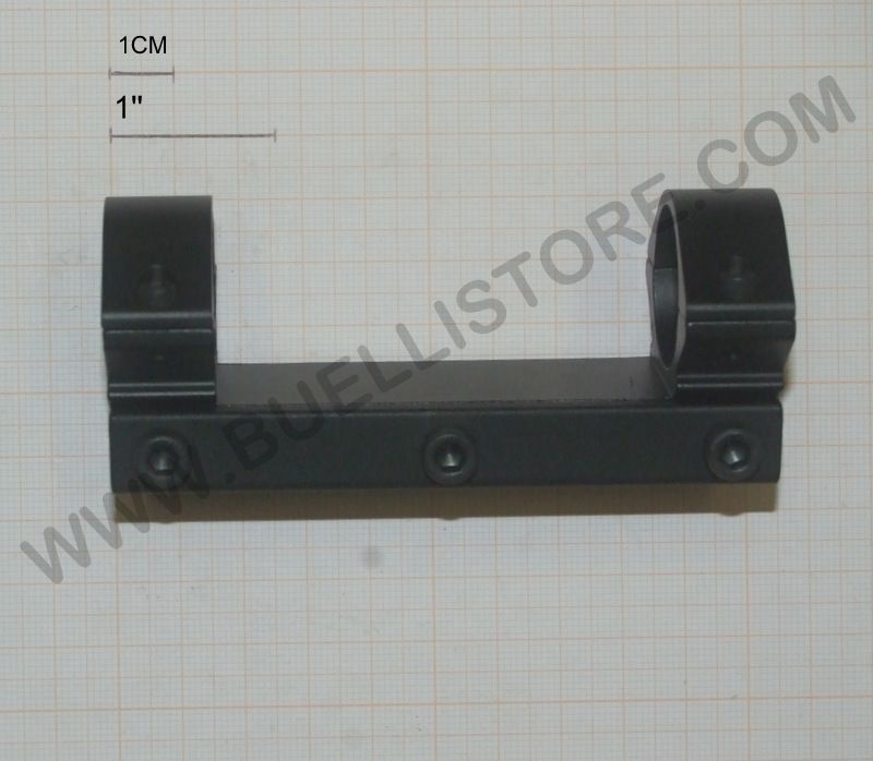 ATTACCO UNITO PER OTTIVHE CON TUBO DA 1'' PER SLITTE DA 11mm MODELLO BASSO