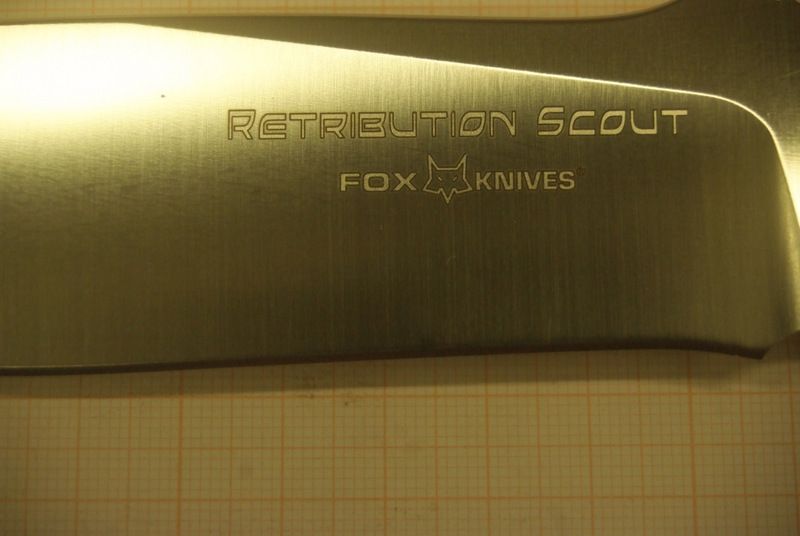 FOX HOSSOM HUNTER RETRIBUTION SCOUT COLTELLO A LAMA FISSA CON MANICO IN ZIRICOTE 