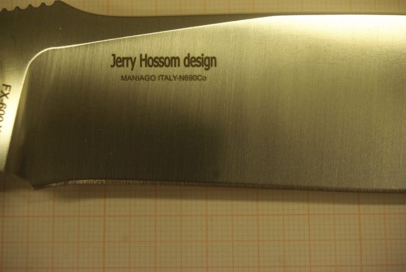 FOX HOSSOM HUNTER RETRIBUTION SCOUT COLTELLO A LAMA FISSA CON MANICO IN ZIRICOTE 