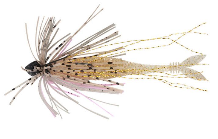 DUO | REALIS SMALL RUBBER JIG - J027 PINK SHRIMP