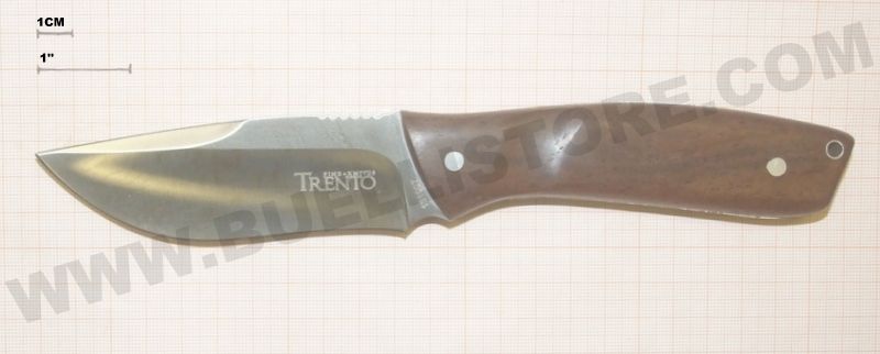 ELK RIDGE TRENTO - COLTELLO A LAMA FISSA CON MANICO IN LEGNO