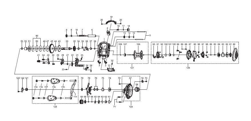 RICAMBI PER MULINELLI ABU GARCIA REVO4 X-W-L