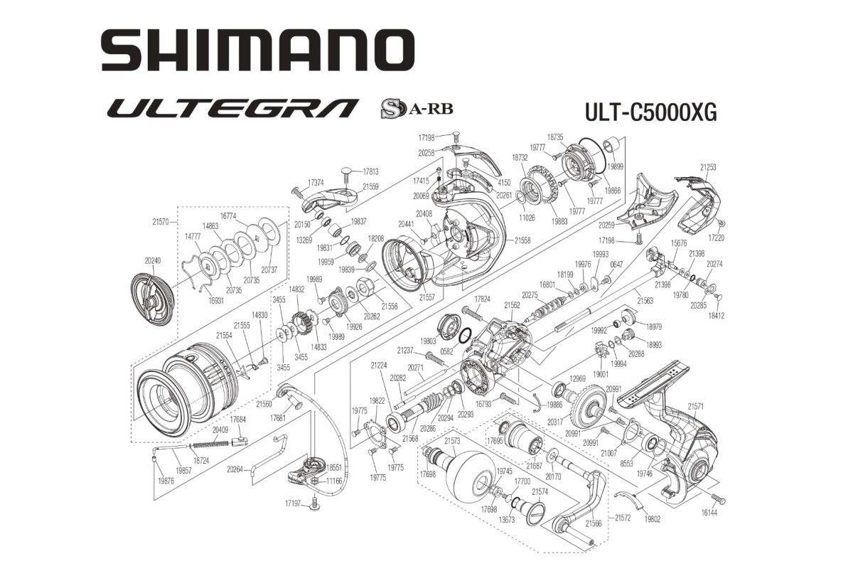 SHIMANO RICAMBI PER NASCI 5000 FC