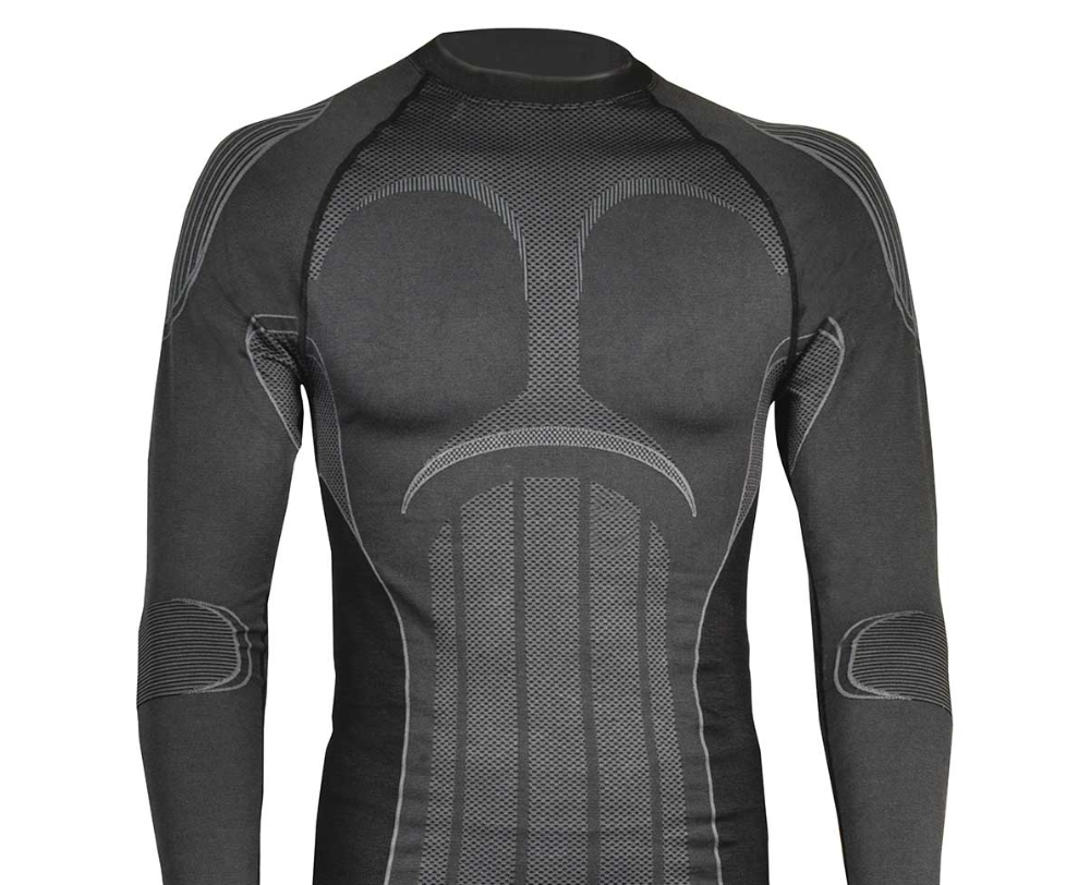 T-SHIR TECNICA MANICHE LUNGHE PRIMO STRATO DA UOMO - COFRA TG. XL