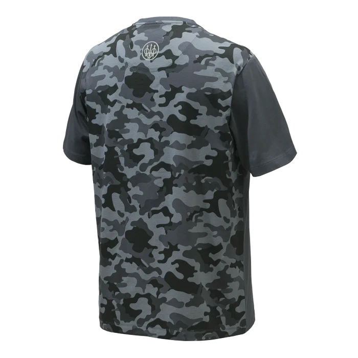 T-SHIRT TATTICO CAMO IN COTONE ELASTICIZZATO - BERETTA