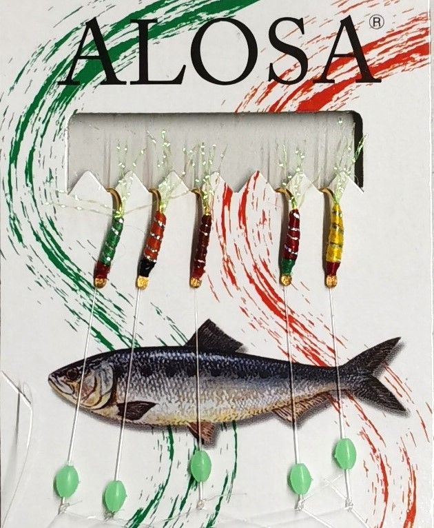 MONTATURA A 5 AMI FILETTATA CON DIVERSE MISURE DI AMO E DISTANZA TRA GLI AMI 