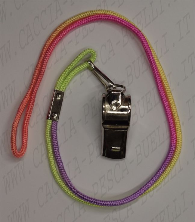 FISCHIETTO IN ACCIAIO MULTICOLOR
