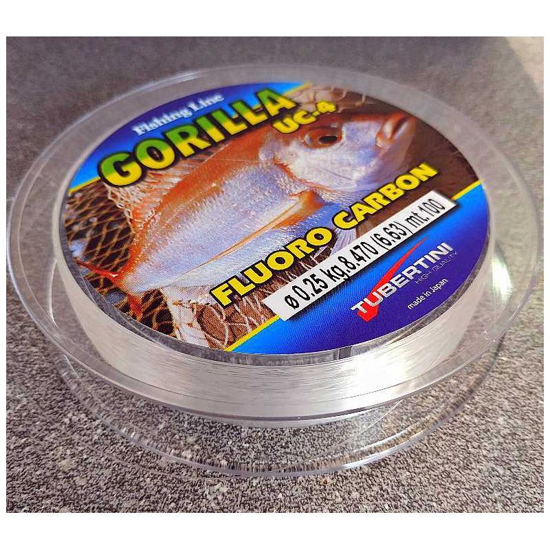 MONOFILO TUBERTINI GORILLA Uc4 - MONO FLUORO CARB - 100 metri