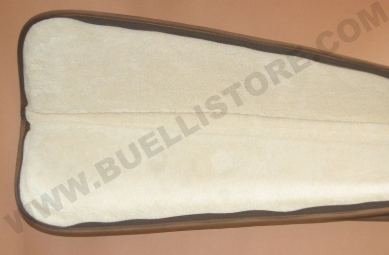 RISERVA FODERO FUCILE IN PELLE AGNELLATO PER FUCILI - 110 CM