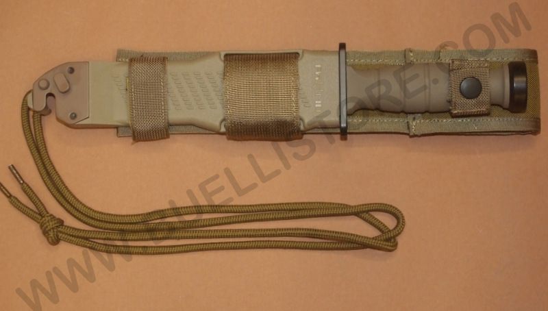 FOX COLTELLO LAMA FISSA OPLITA COMBAT KNIFE