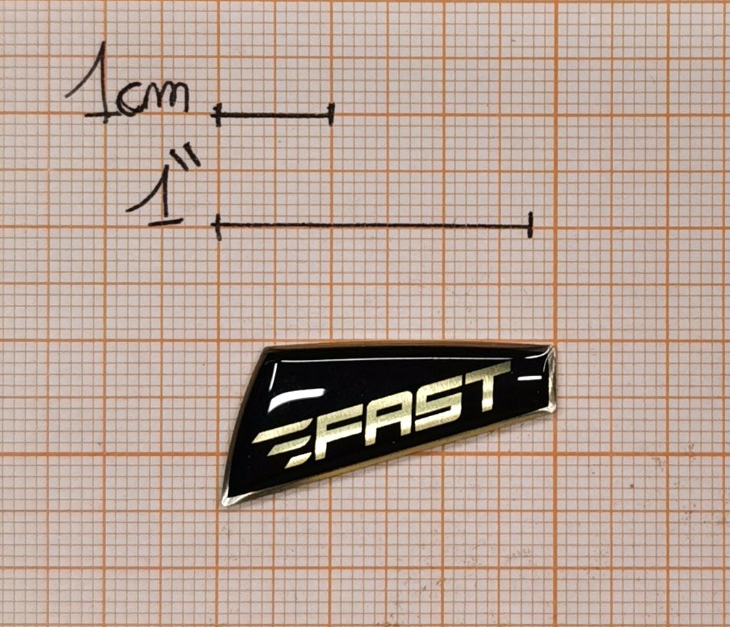 FRANCHI LOGO FAST PER LATO SINISTRO CARCASSA