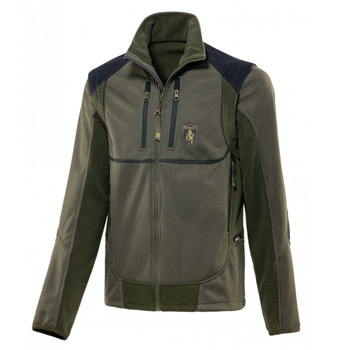 ANTARES WINTER PILE ANTIVENTO CON MANICHE STACCABILE - TRABALDO L (verde)