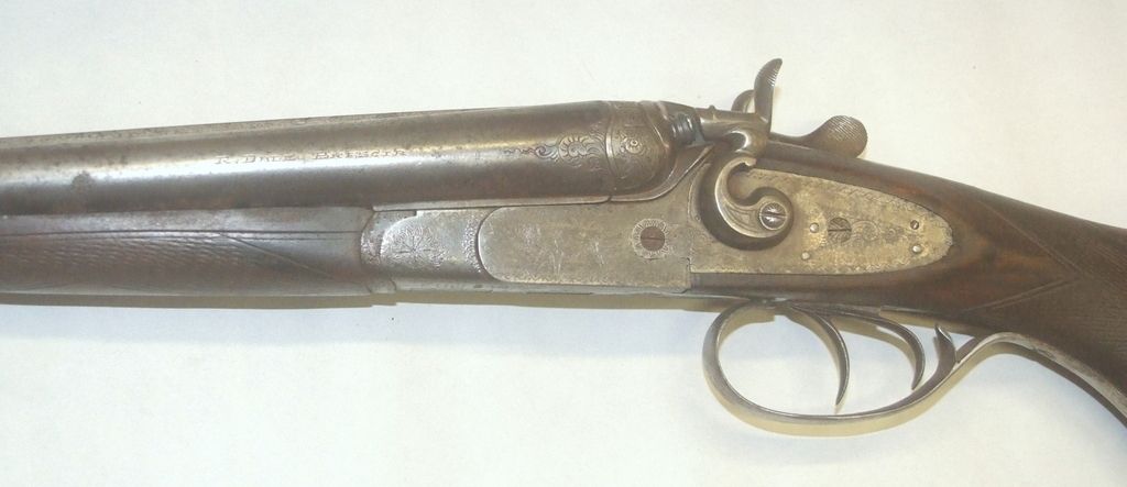 FUCILE DOPPIETTA CANI ESTERNI CALIBRO 12 DISATTIVATA - INERTE - MARCA R.DALE ARMI BRESCIA - 1960