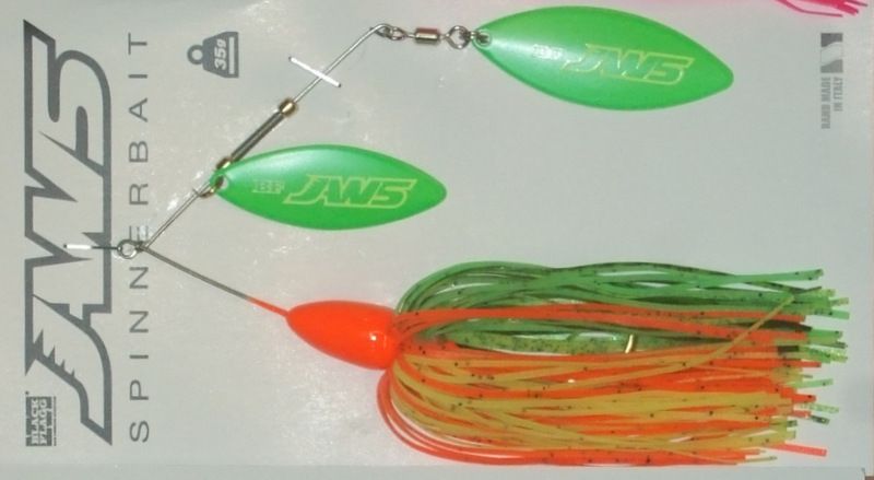 BLACK FLAGG JAWS SPINNERBAIT 35 FYAH TIGER 