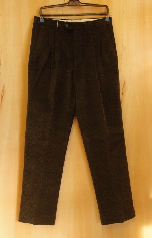 PANTALONI GAMBA VELLUTO TG:48