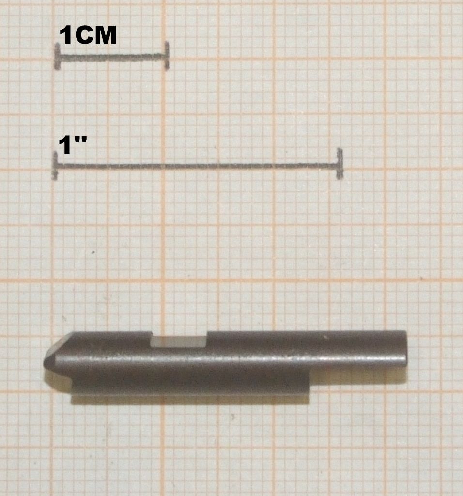RICAMBIO PERNO HAMMER LATCH PIN - N. ESPLOSO: 25 - PER CARABINE BSA BUCCANEER E GAMO COYOTE 